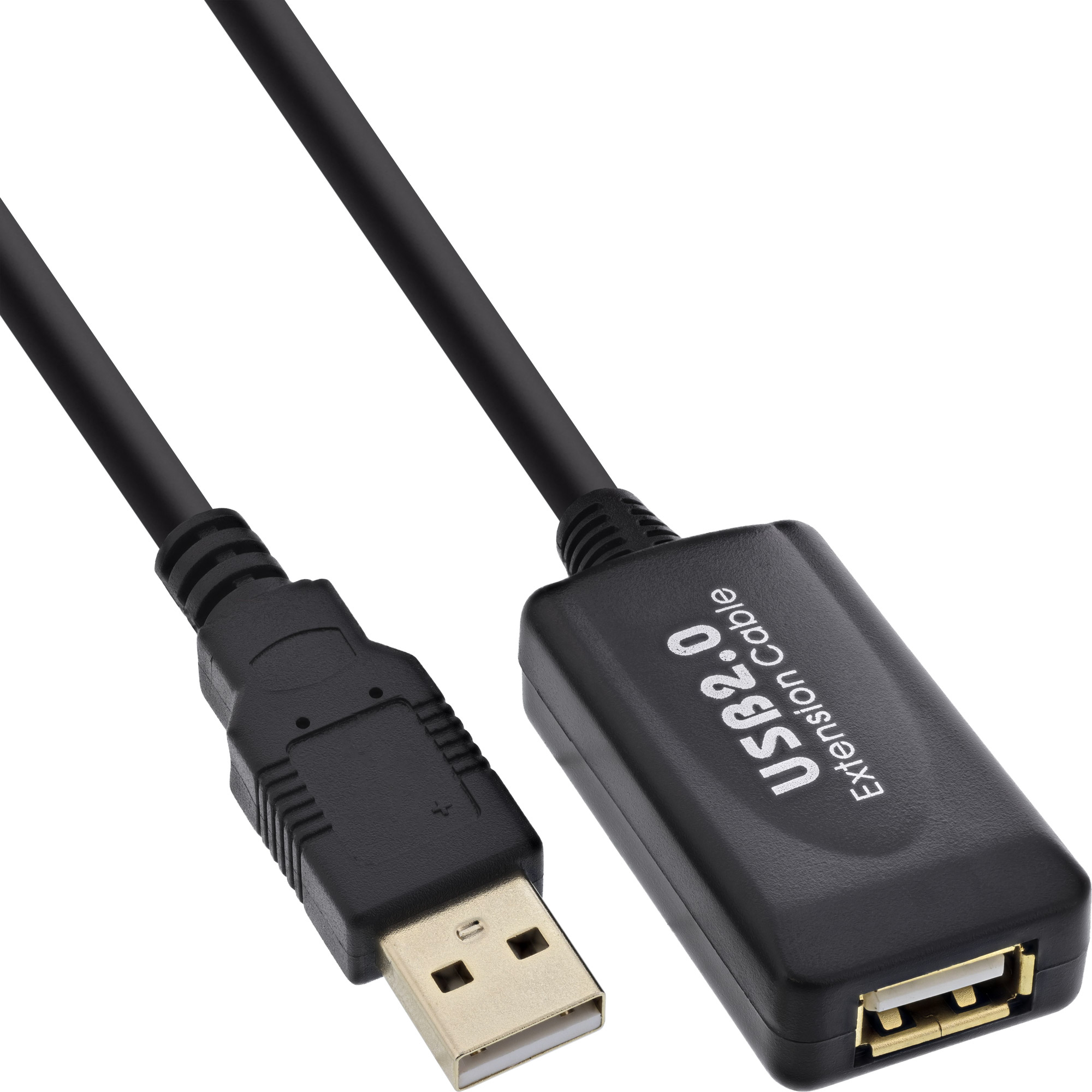InLine USB 2.0 Aktiv-Verl. - mit Signalverstärkung "Repeater" - ST A / BU A - 5m