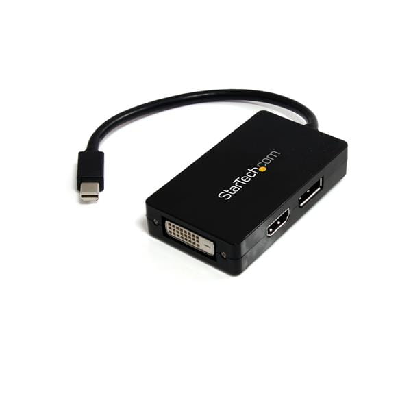 StarTech.com Mini DisplayPort auf DisplayPort/ DVI/ HDMI Adapter mit bis zu 2560x1600 / mini DP Stecker/ DVI-D Buchse auf HDMI Buchse