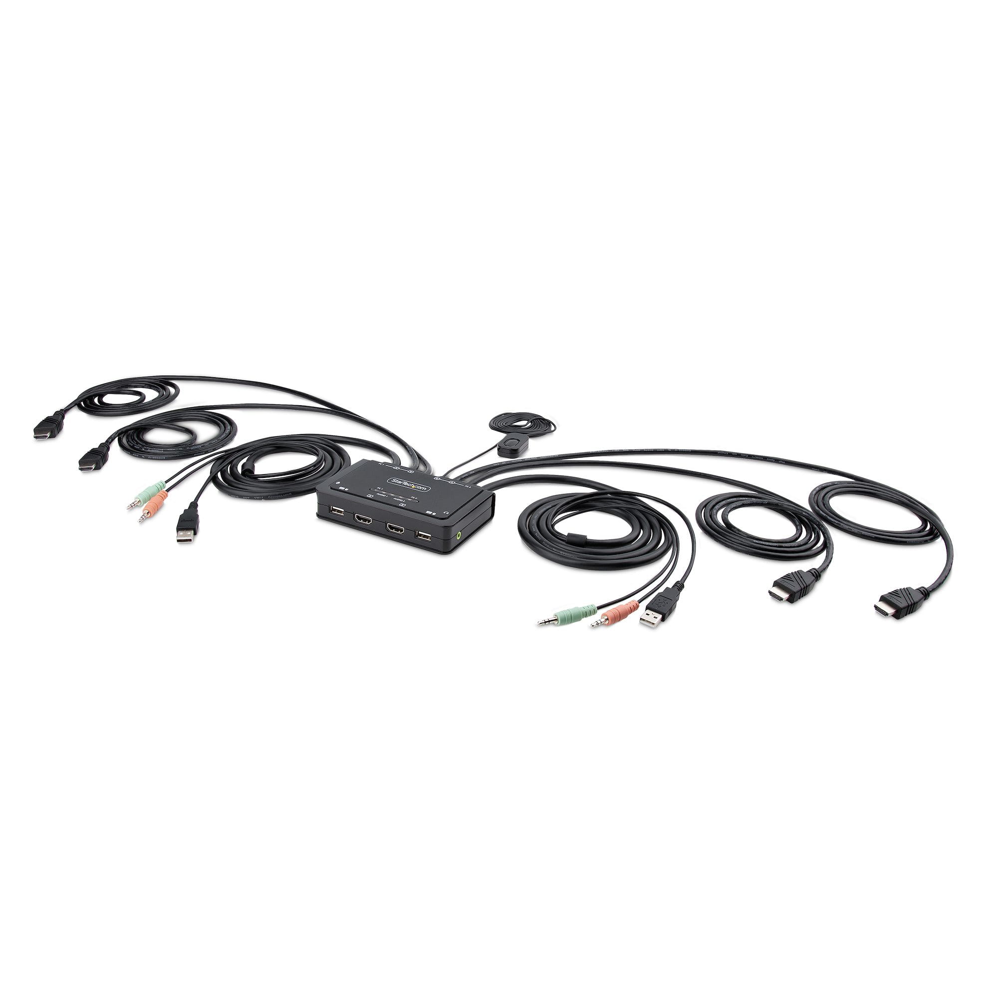 StarTech.com 2-Port Dual Monitor HDMI KVM Switch
