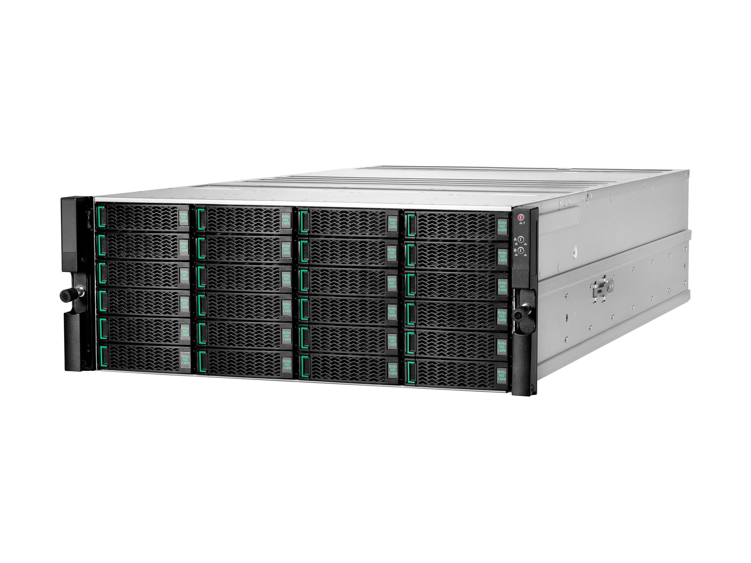 HPE Alletra 6010 All Flash Array Dual Controller Base Array - Solid State Drive Array - 24 Schächte (PCIe (NVMe))