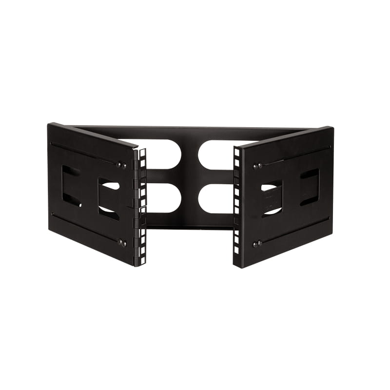 LogiLink Rack Bracket - geeignet für Wandmontage - Schwarz, RAL 9003 - 4U - 48.3 cm (19")