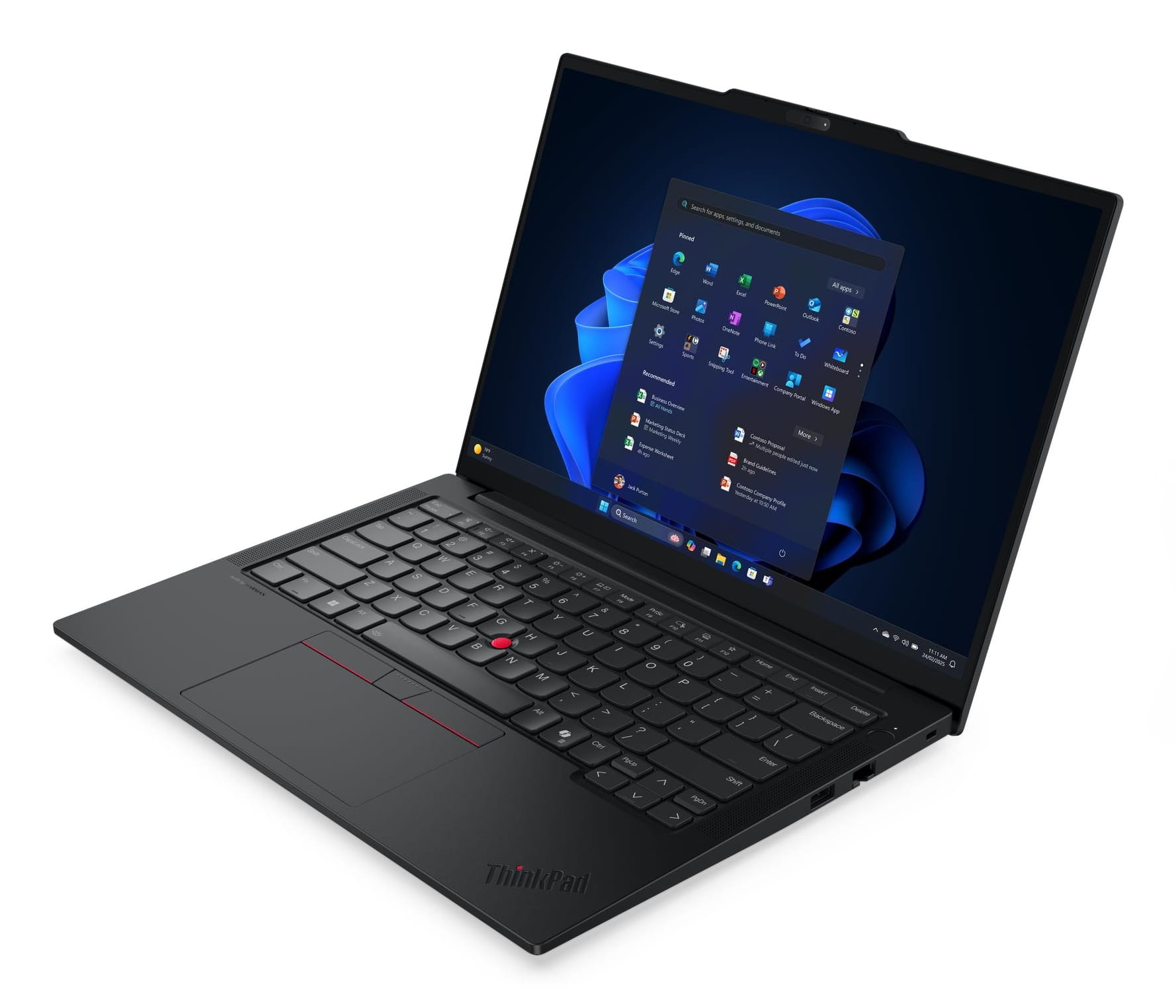 Lenovo ThinkPad E14 Gen 7 21SX - 180°-Scharnierdesign - Intel Core Ultra 7 255H / 2 GHz - Win 11 Pro - Arc Graphics 140T - 16 GB RAM - 512 GB SSD TCG Opal Encryption 2, NVMe - 35.6 cm (14")