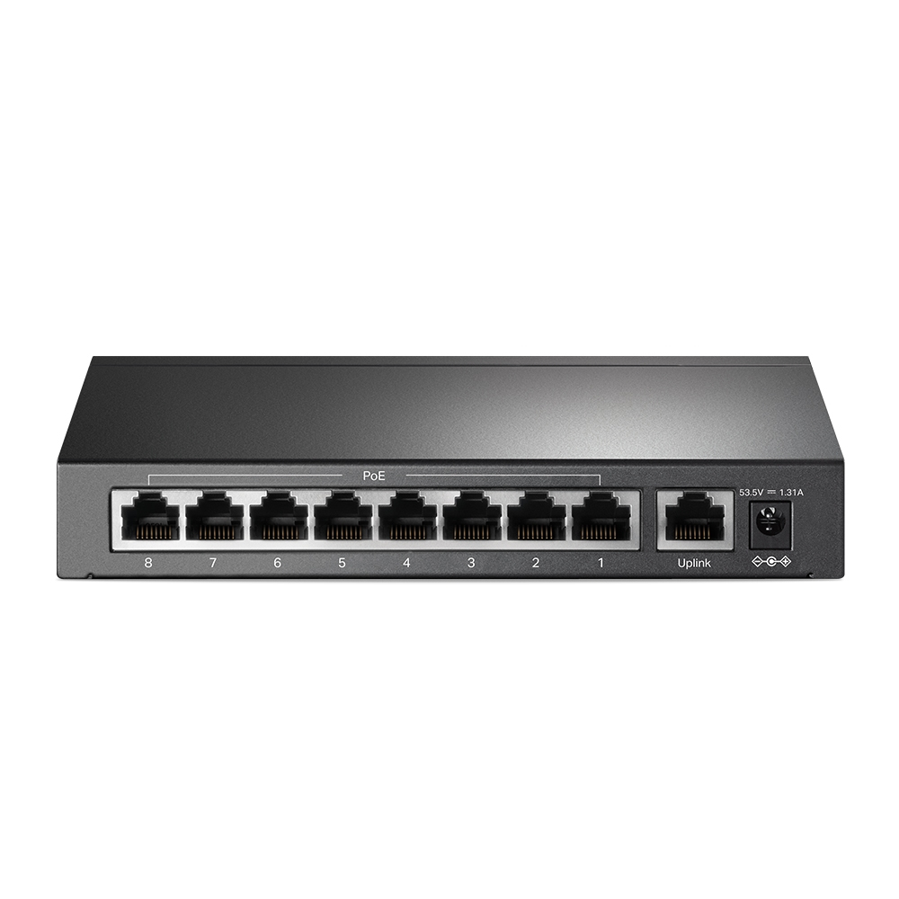 TP-LINK TL-SF1009P V5 - Switch - unmanaged - 8 x 10/100 (PoE+)