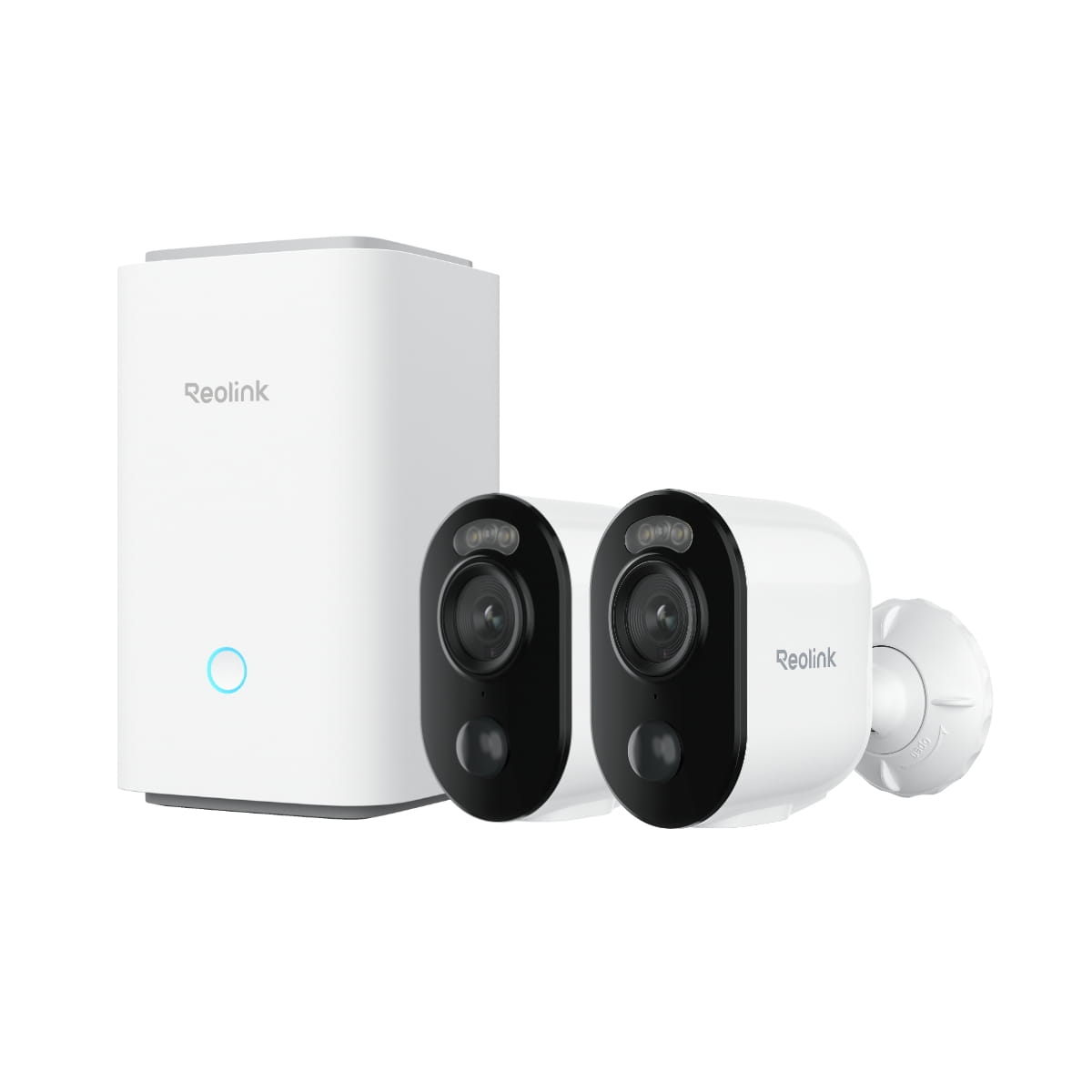 Reolink Hub 1 + 2x Argus Series B310, Basiseinheit, Drinnen, Weiß, Reolink, 11 Benutzer, MicroSD (TransFlash)