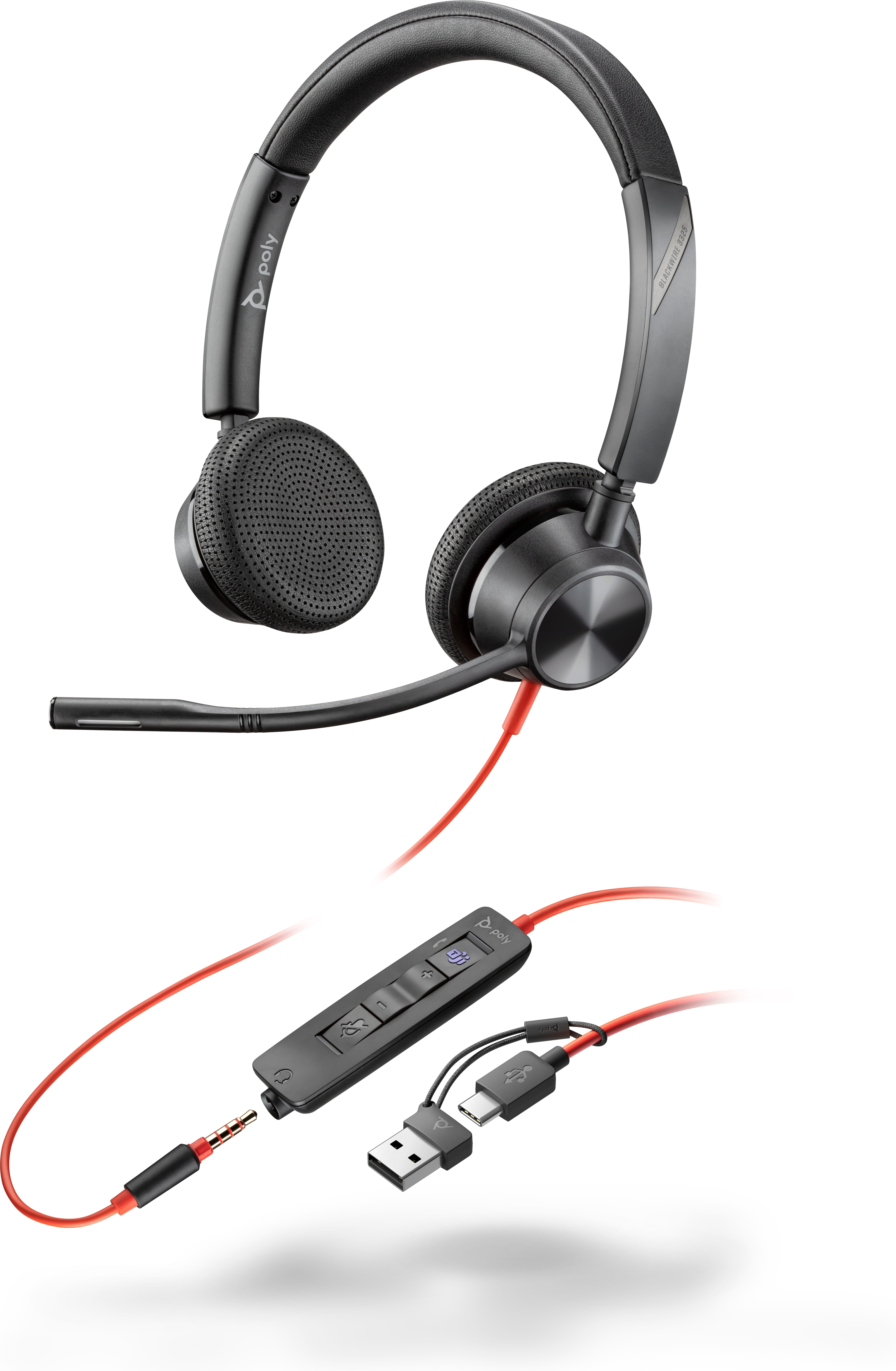 Poly Blackwire 3325 - Blackwire 3300 series - Headset