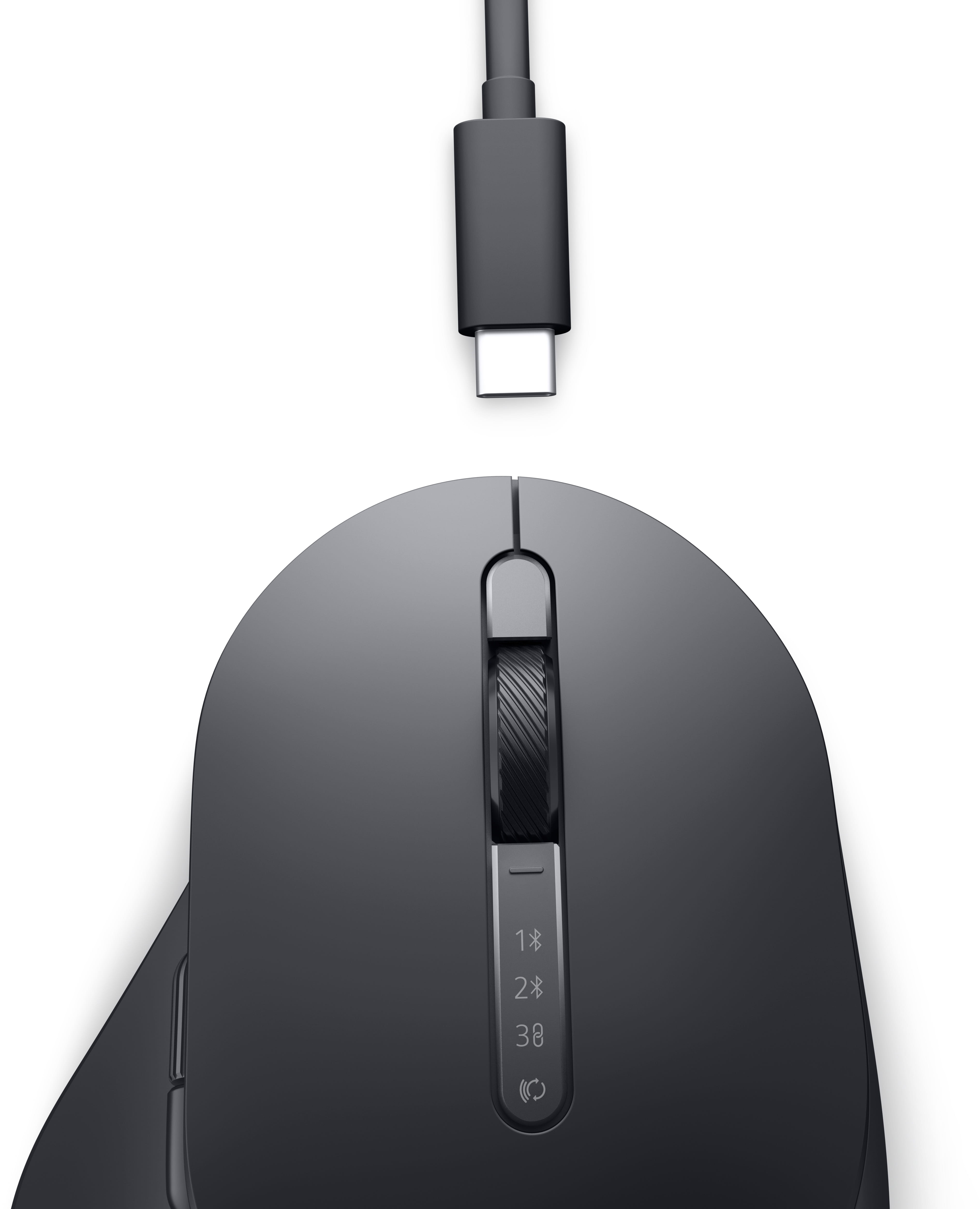 Dell Premier MS900 - Maus - 7 Tasten - kabellos - 2.4 GHz, Bluetooth 5.1 - kabelloser Empfänger (USB)