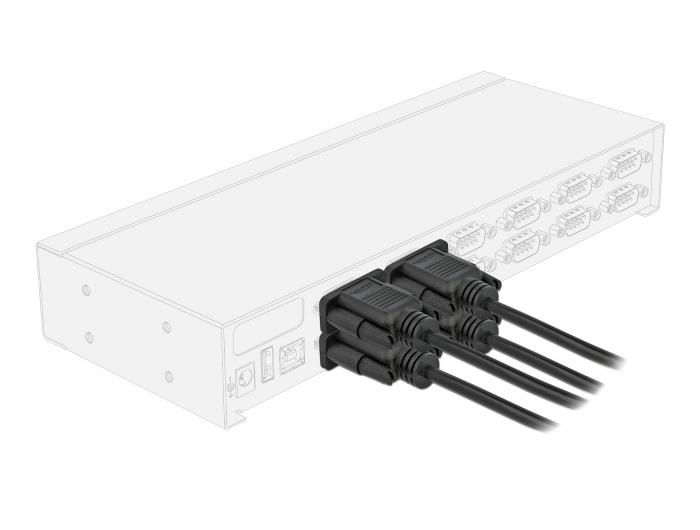 Delock Kabel seriell - DB-9 (M) zu DB-9 (M)