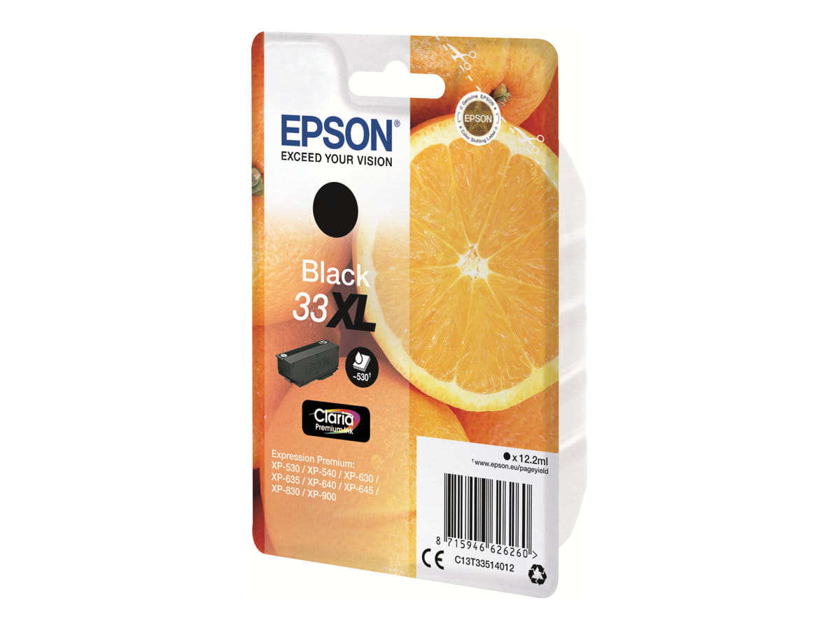 Epson 33XL - 12.2 ml - XL - Schwarz - original