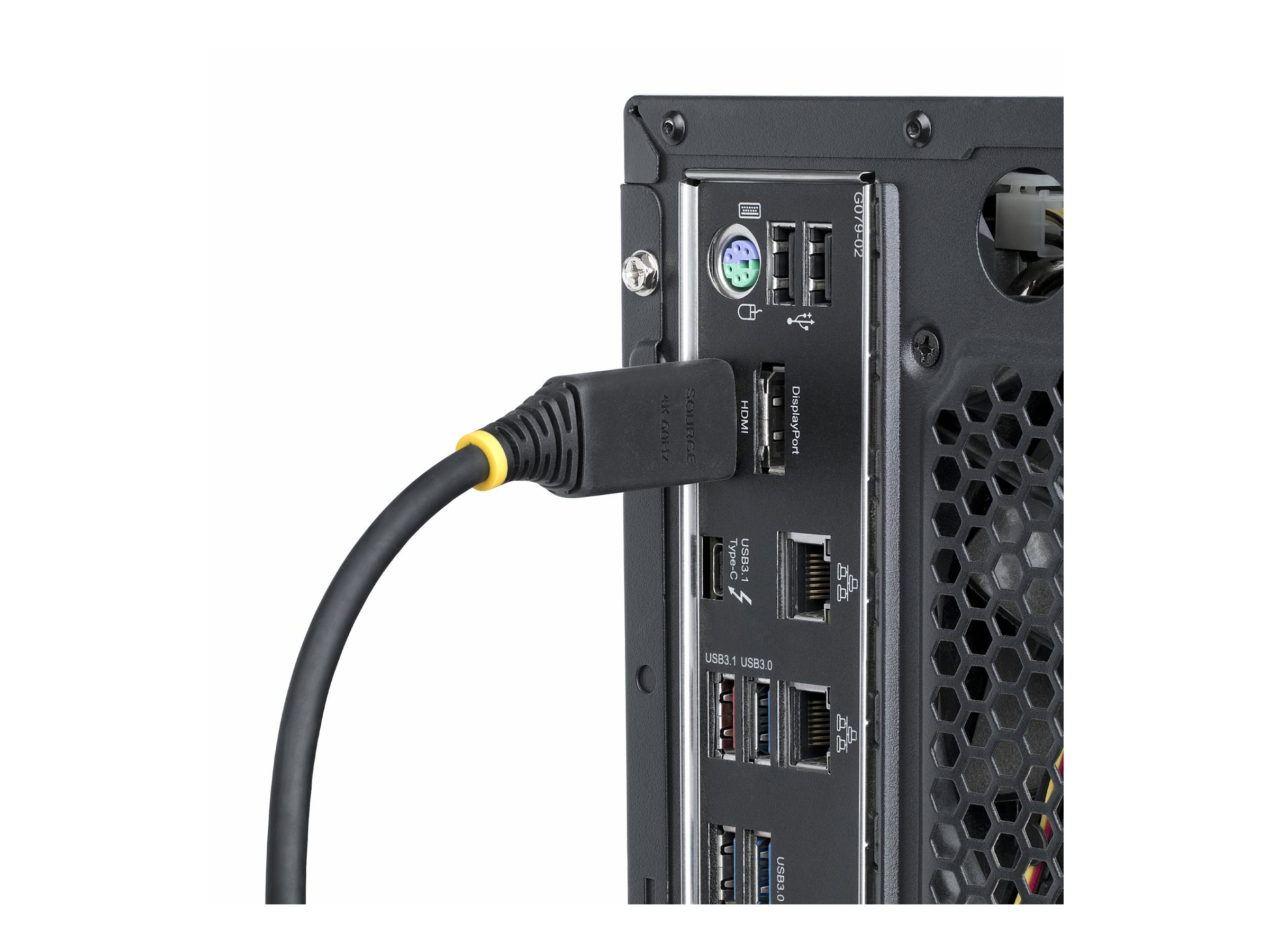 StarTech.com High Speed - HDMI-Kabel - HDMI männlich zu HDMI männlich - 15 m - abgeschirmt - Schwarz - halogenfrei, aktiv, 4K60Hz-Unterstützung, 1440p (UWQHD)