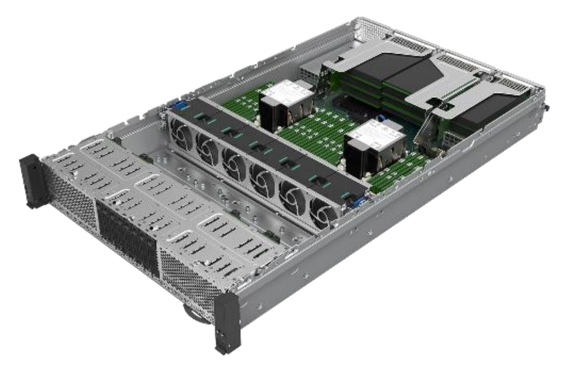 Intel Server System M50CYP2UR208 - 2U - keine CPU - RAM 0 GB - SATA - Hot-Swap 6.4 cm (2.5")