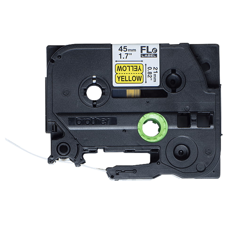 Brother FLe-6511 - Schwarz auf Gelb - 21 x 45 mm 72 Etikett(en) (1 Rolle(n)