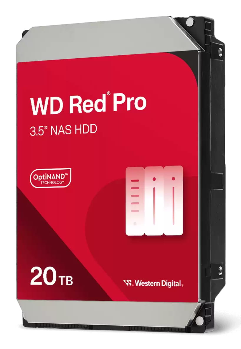 WD Red Pro WD202KFGX - Festplatte - Enterprise - 20 TB - intern - 3.5" (8.9 cm)