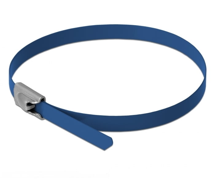 Delock Kabelbinder - 50 cm - Blau (Packung