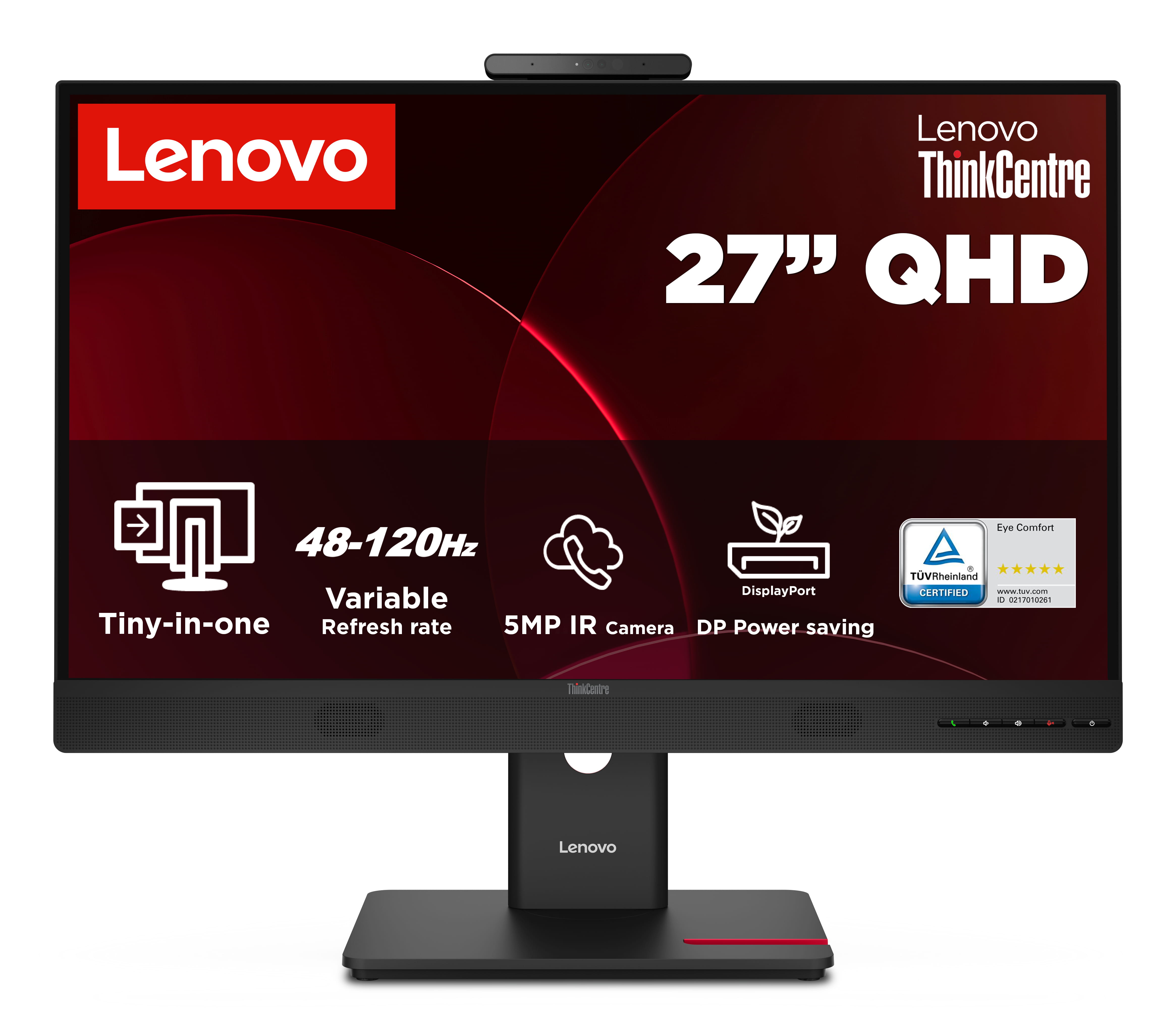 Lenovo ThinkCentre Tiny-in-One 27 Gen 6 - LED-Monitor - 68.6 cm (27")