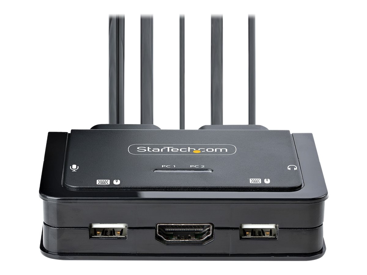 StarTech.com 2-Port Hybrid USB-C HDMI Kabel KVM-Switch