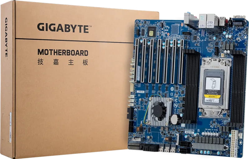 Gigabyte MC62-G41 - 1.0 - Motherboard - SSI CEB - Socket sWRX8 - AMD WRX80 Chipsatz - USB-C Gen2, USB 3.2 Gen 2 - Gigabit LAN - Onboard-Grafik - HD Audio (8-Kanal)