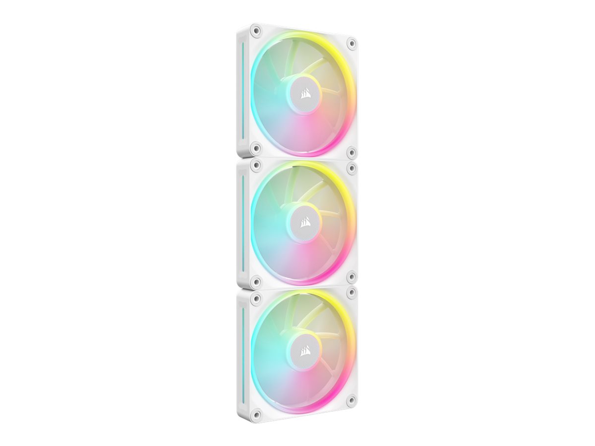 Corsair iCUE Link LX120 RGB Starter Kit - Gehäuselüfter - 120 mm - weiß (Packung mit 3)