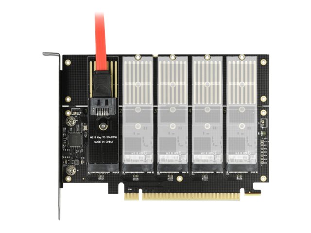 Delock PCI Express x16 Card to 5 x internal M.2