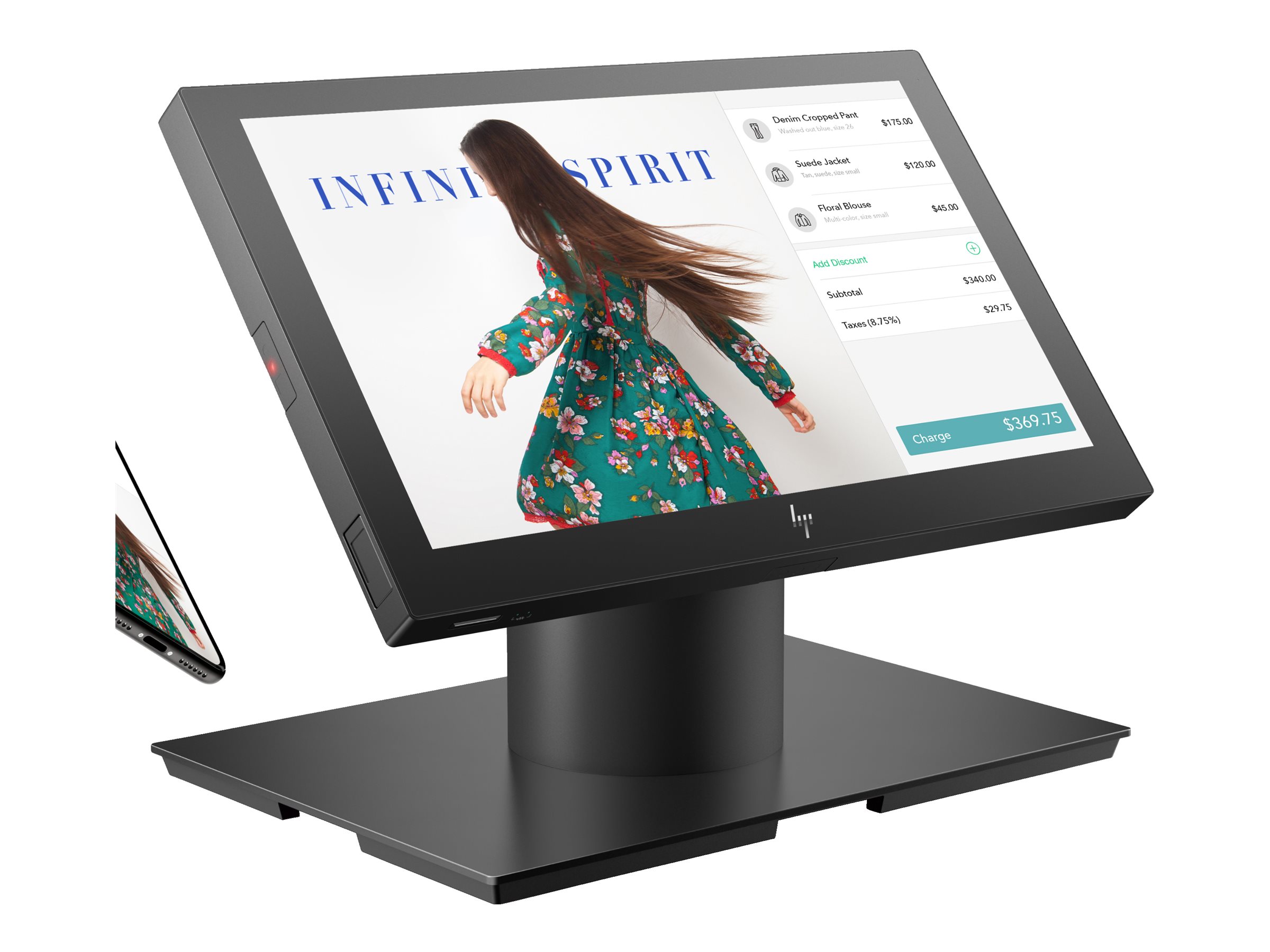 HP Engage One Essential - All-in-One - 1 x Pentium N6415 / 1.2 GHz - RAM 8 GB - SSD 256 GB - NVMe - UHD Graphics - 1GbE, NFC - WLAN: 802.11a/b/g/n/ac, Bluetooth 4.2, NFC - Win 10 IoT Enterprise 2019 LTSC 64-bit Edition Retail - Monitor: