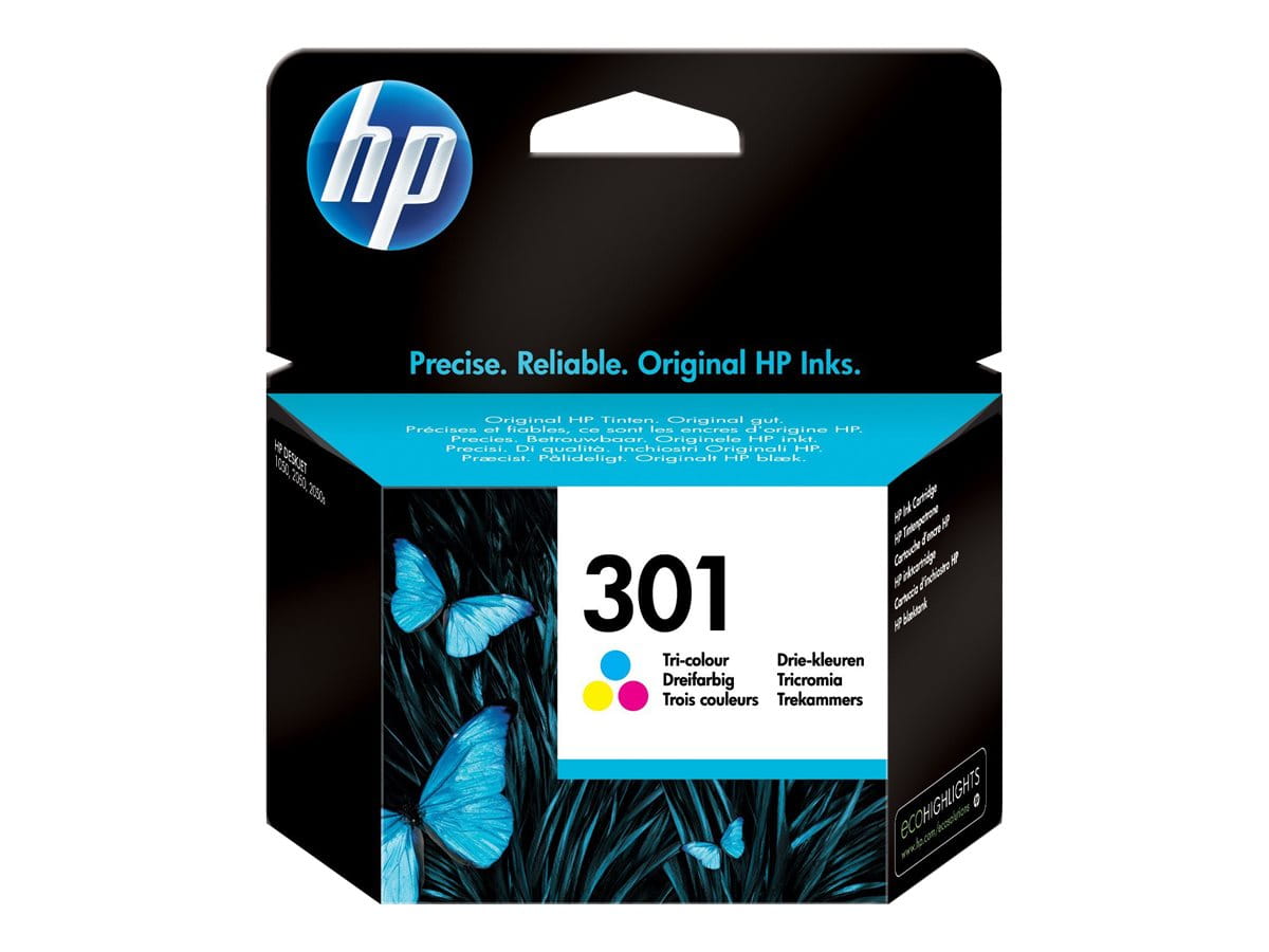 HP 301 Tri-Color Original Ink Cartridge - Original - Tintenpatrone