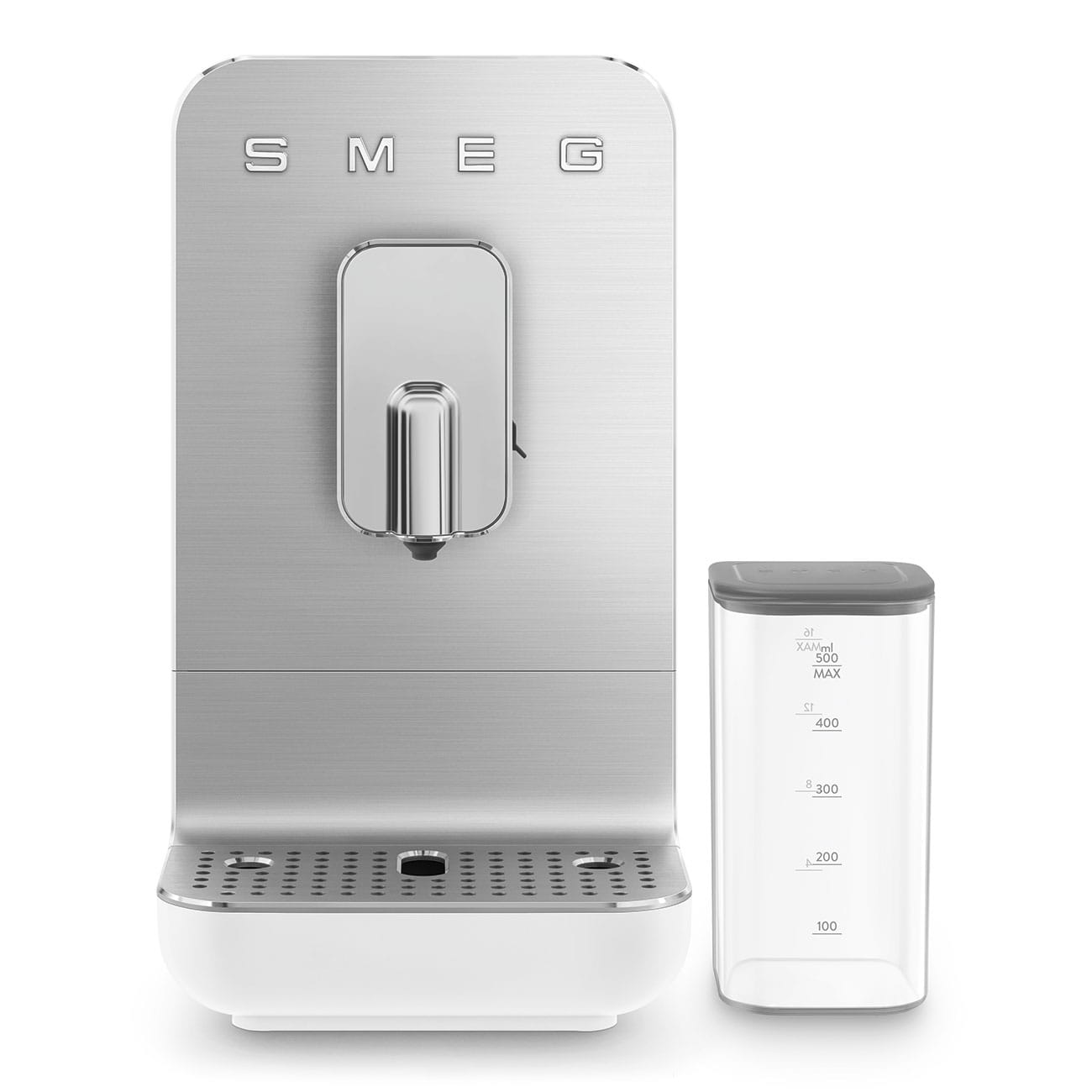 SMEG BCC13WHMEU, Espressomaschine, 1,4 l, Kaffeebohnen, Gemahlener Kaffee, Eingebautes Mahlwerk, 1350 W, Weiß