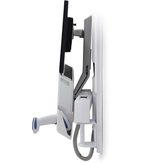 Ergotron Befestigungskit (Maushalterung, Handgelenkkissen, Barcode-Scanner-Halter, VESA-Adapter, Wandmontagehalterung, Tastatur-Tablett, flache horizontale Basisoberfläche, einstellbarer Monitorarm, Schienenmontage Halterungsset, Mausablage zum Herauszi