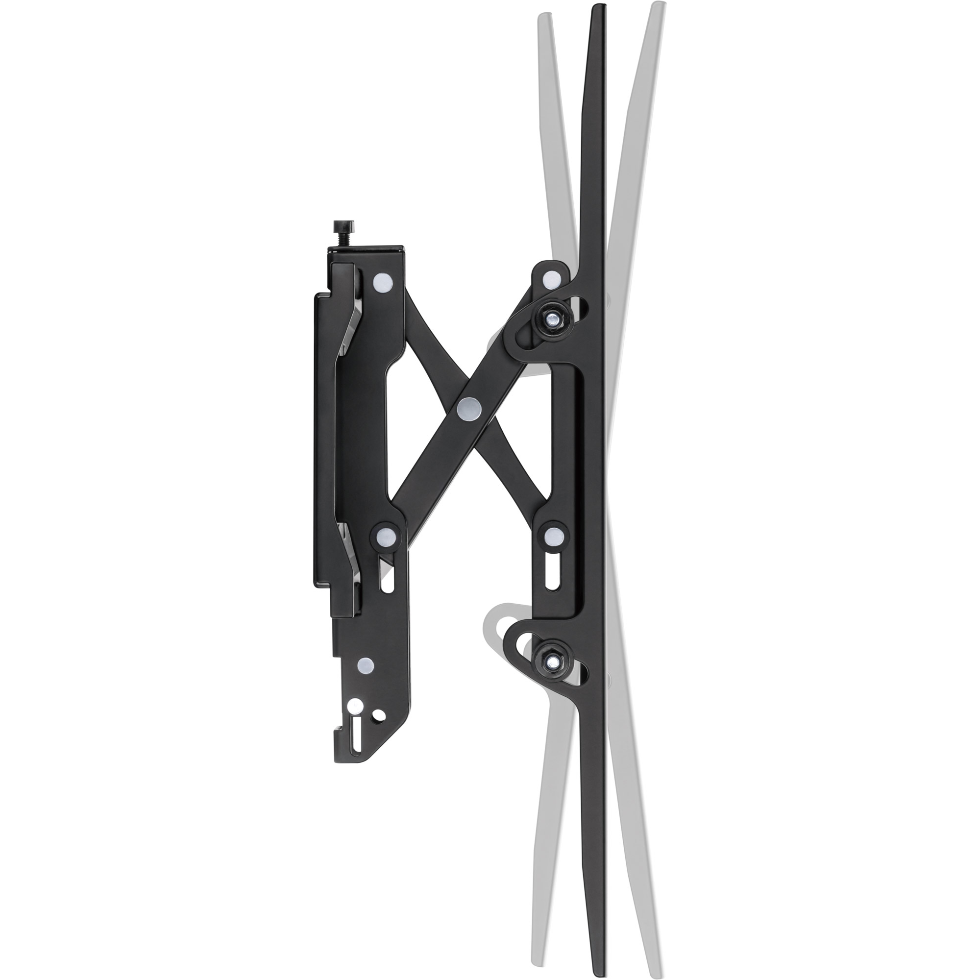 InLine Schwerlast-TV-Wandhalterung - neigbar - für Flach-TV (37-80") - max. 75kg