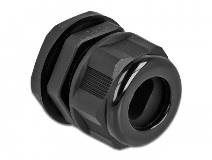 Delock PG21 - Kabelverschraubung - Schwarz (Packung mit 2)