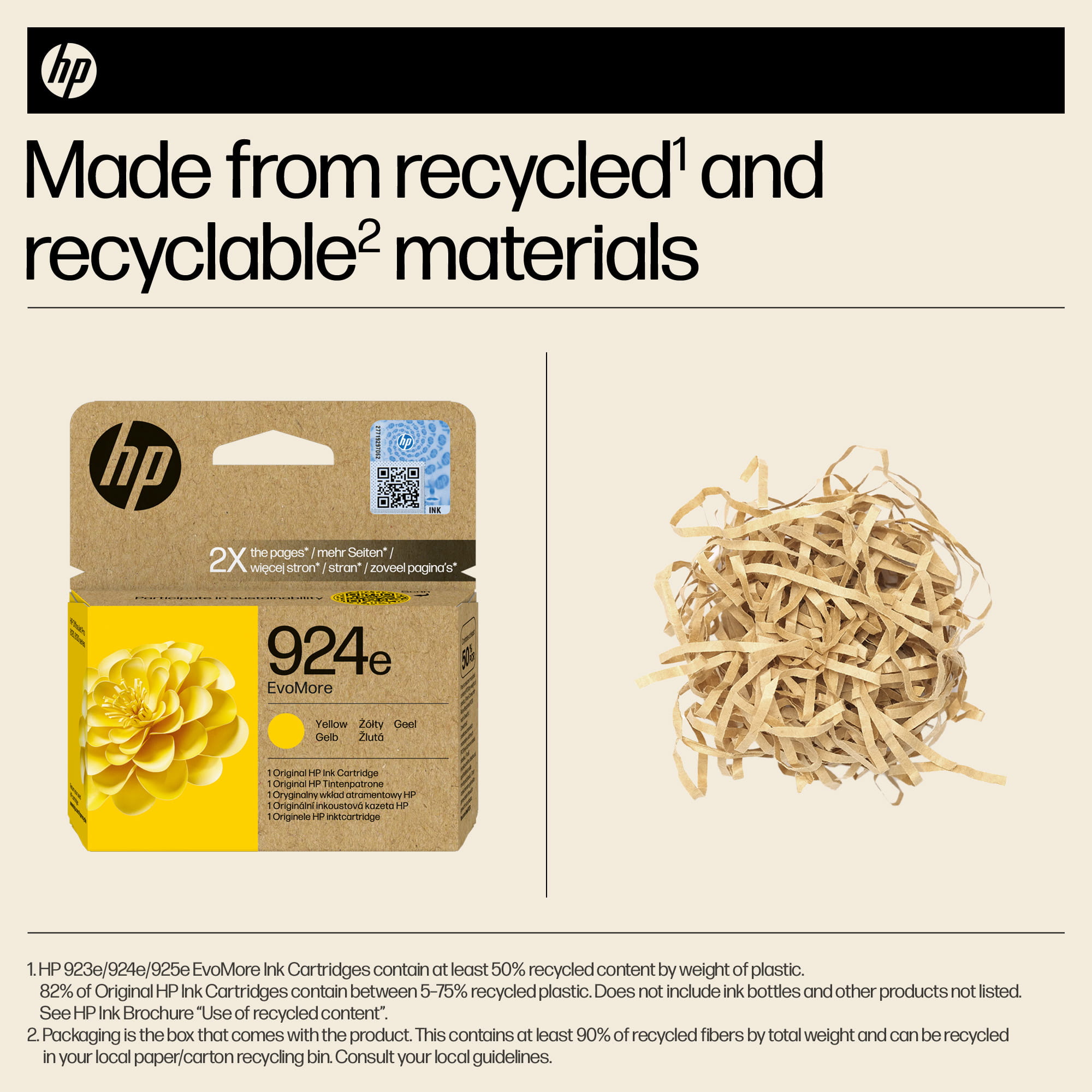 HP 924e EvoMore - Gelb - original - Tintenpatrone