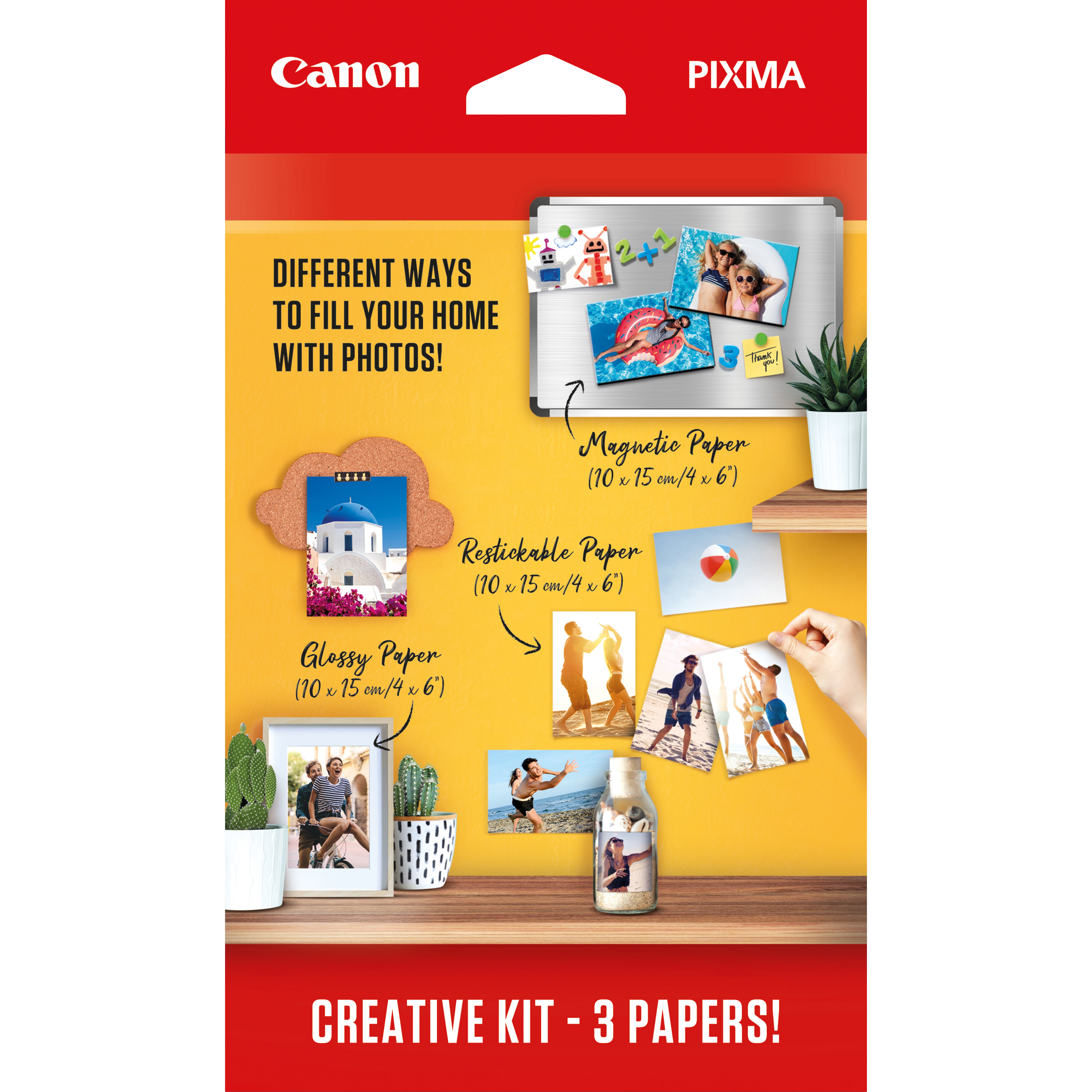 Canon Creative Kit - 100 x 150 mm 60 Blatt Fotopapier