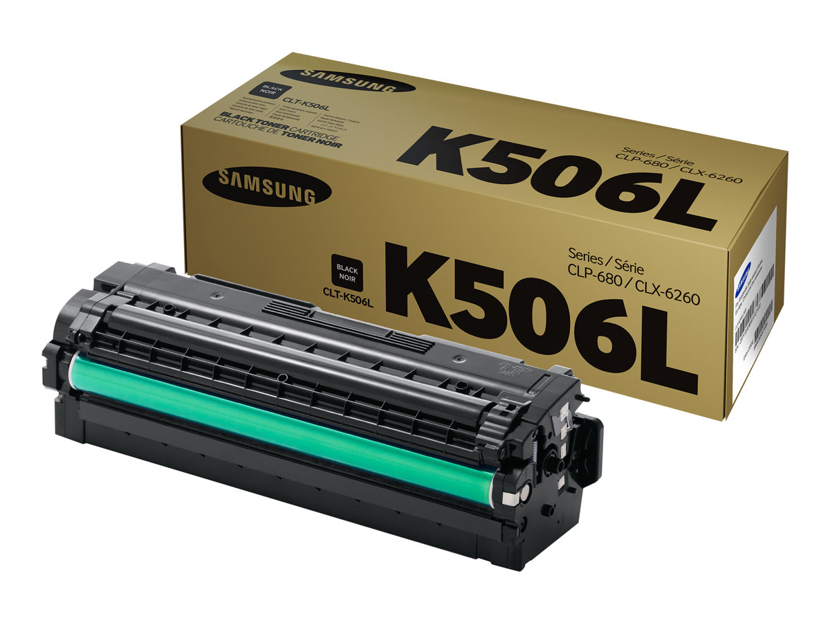 HP Samsung CLT-K506L - Hohe Ergiebigkeit - Schwarz - Original - Tonerpatrone (SU171A)