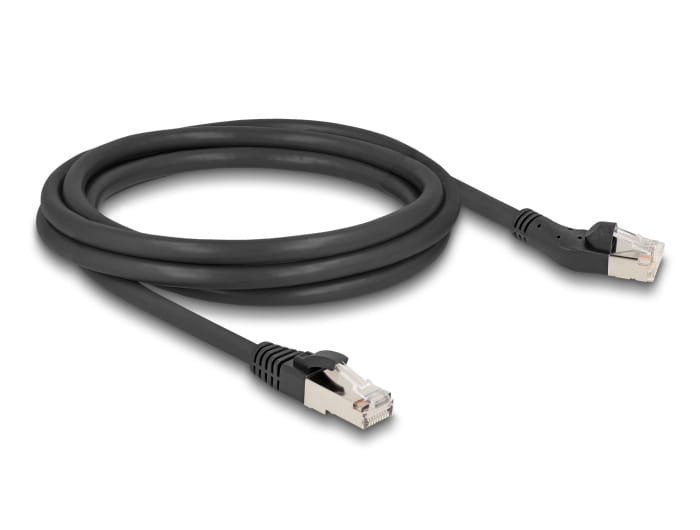 Delock Patch-Kabel - RJ-45 (M) gewinkelt zu RJ-45 (M)