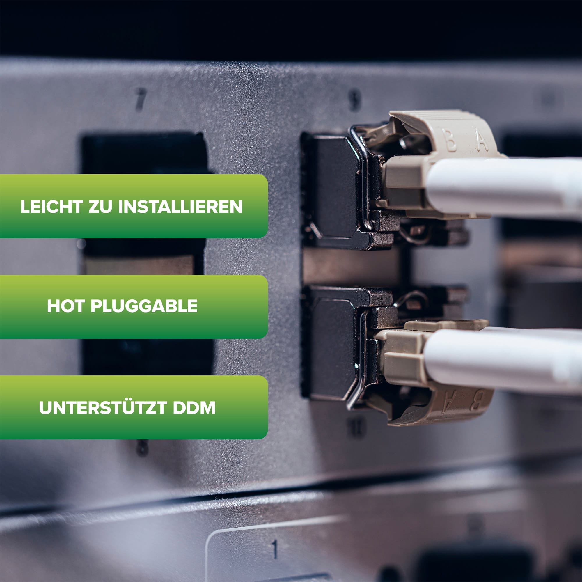 InLine SFP Modul LWL LX 1310nm Singlemode mit LC Buchsen - 20km - 1,25Gb/s