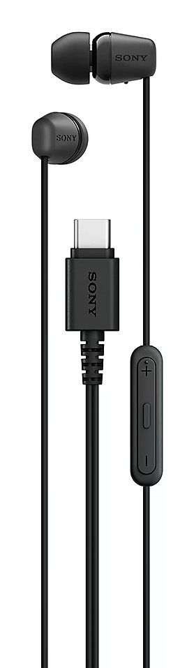 Sony IER-EX15C, Kabelgebunden, Anrufe/Musik, 3 g, Kopfhörer, Schwarz