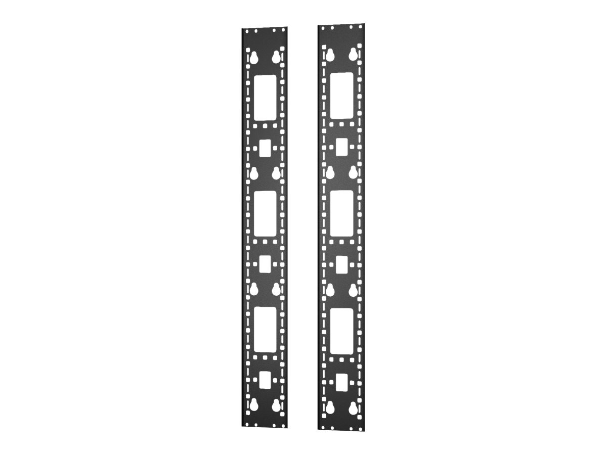 APC Easy Rack - Rack-Zubehörkanal (vertikal) - Schwarz - 24U (Packung mit 2)