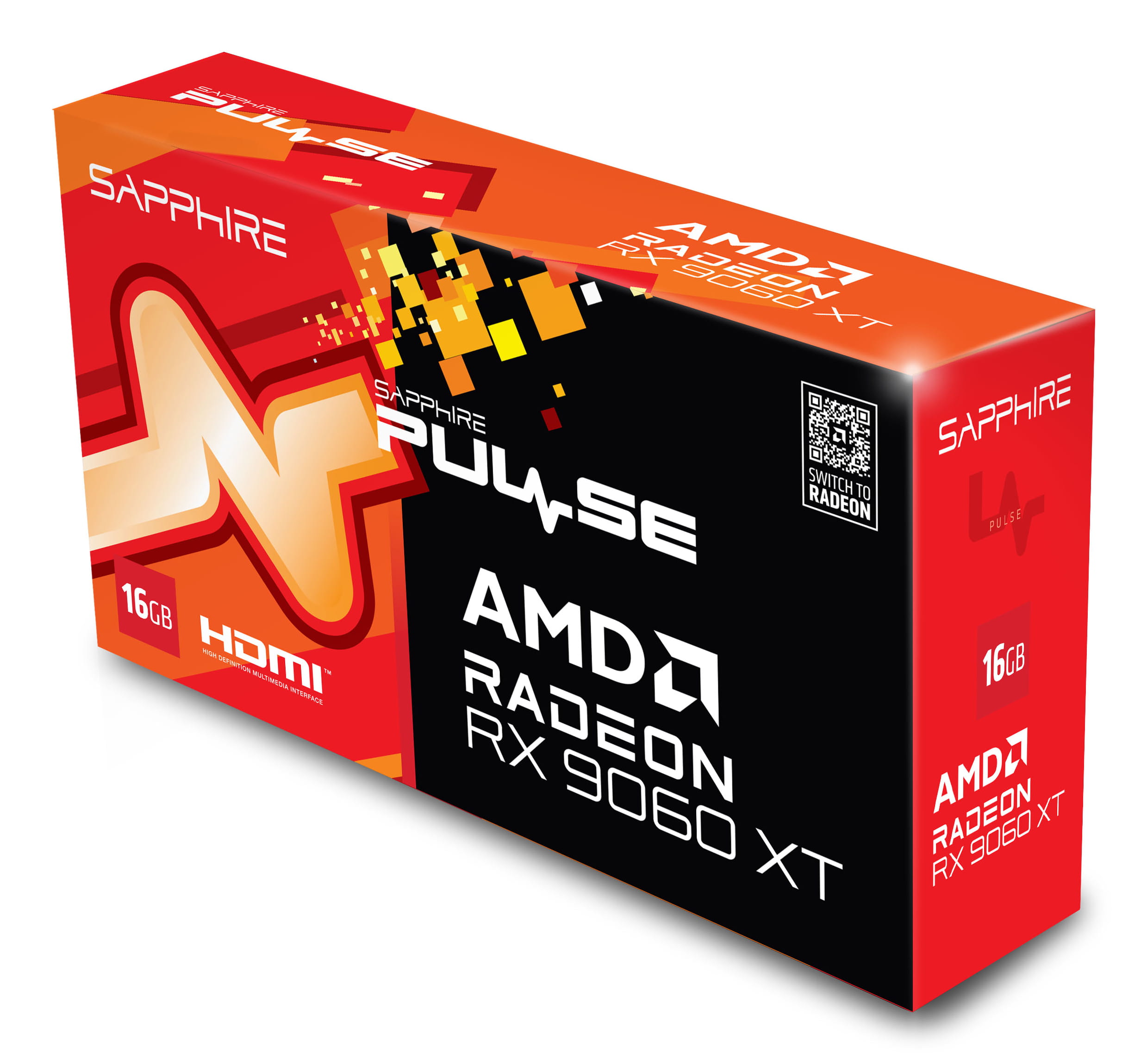 Sapphire Pulse Radeon RX 9060 XT 16GB - Grafikkarte