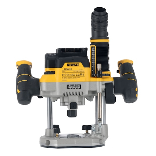 DEWALT DCW620NT-XJ, Tauchsockel, Bürstenlos, Schwarz, Gelb, 23000 RPM, 8 (5/16"), 12.7 (1/2"), 11000 RPM