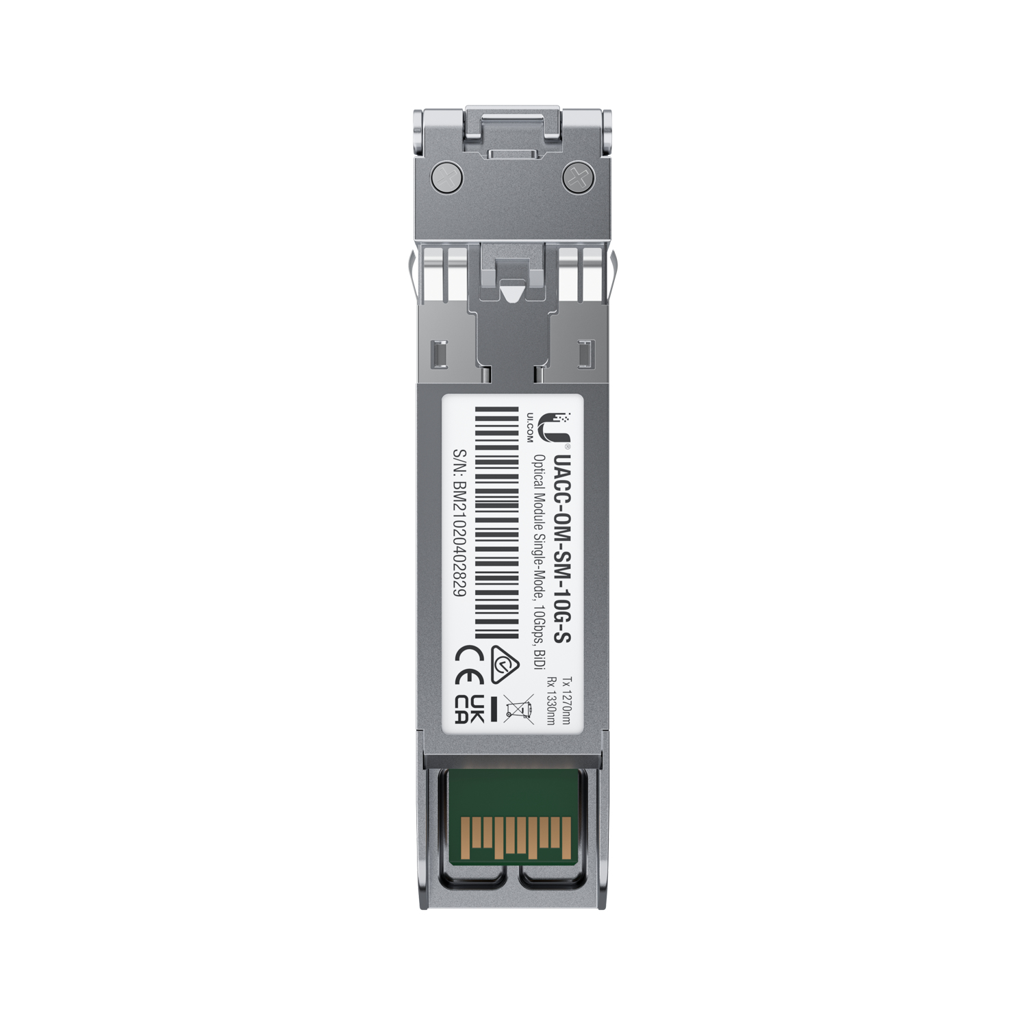 Ubiquiti SFP (Mini-GBIC)-Transceiver-Modul - 10GbE - 10GBASE-BiDi - LC Single-Modus - bis zu 10 km - 1270 nm / 1330 nm (Packung mit 2)