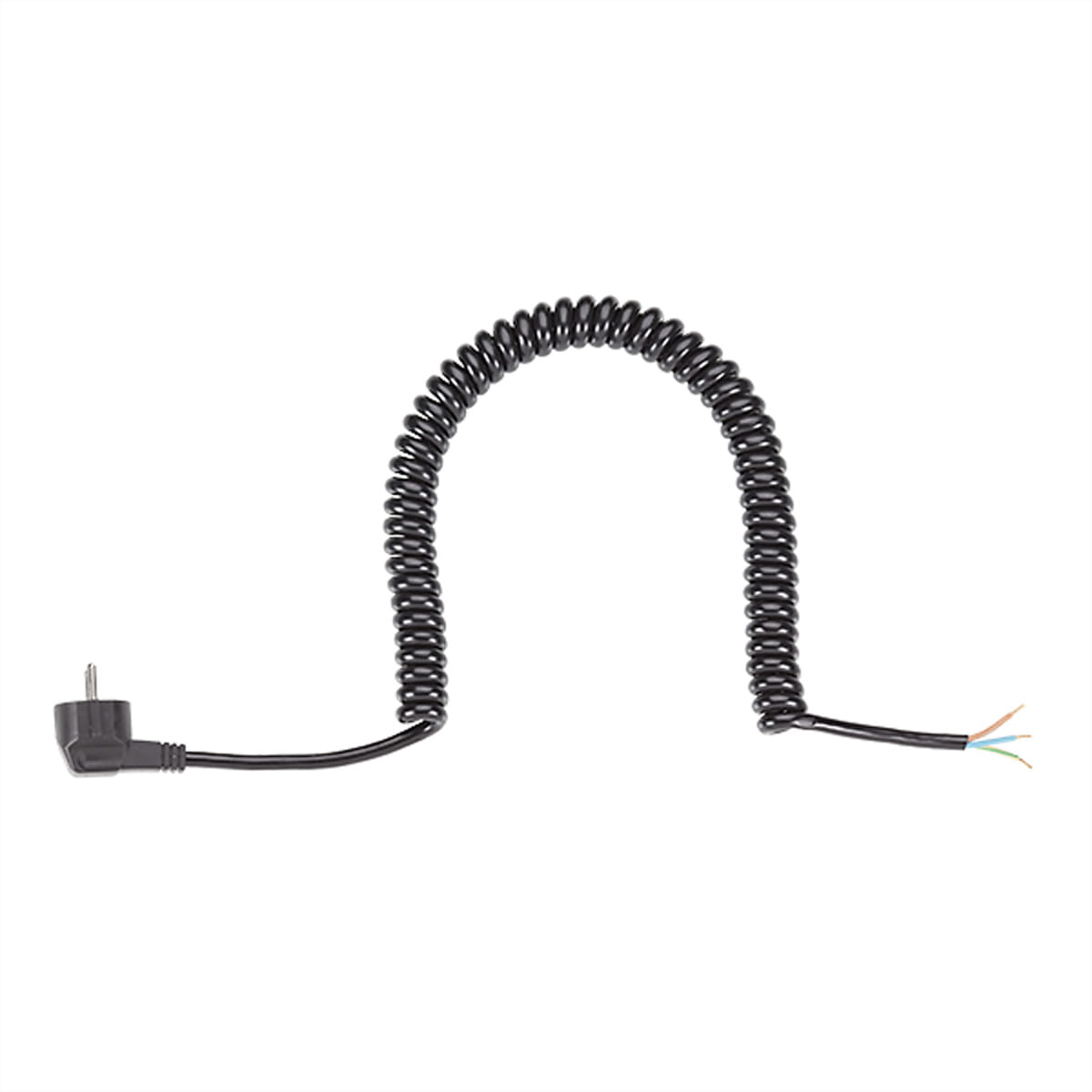 Bachmann Spiralleitung H05VV-F 3G² L sw AEH/CEE7/7 - Steckdosenleiste