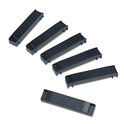 APC Kabelhalteschiene - Schwarz - TAA-konform (Packung mit 6)