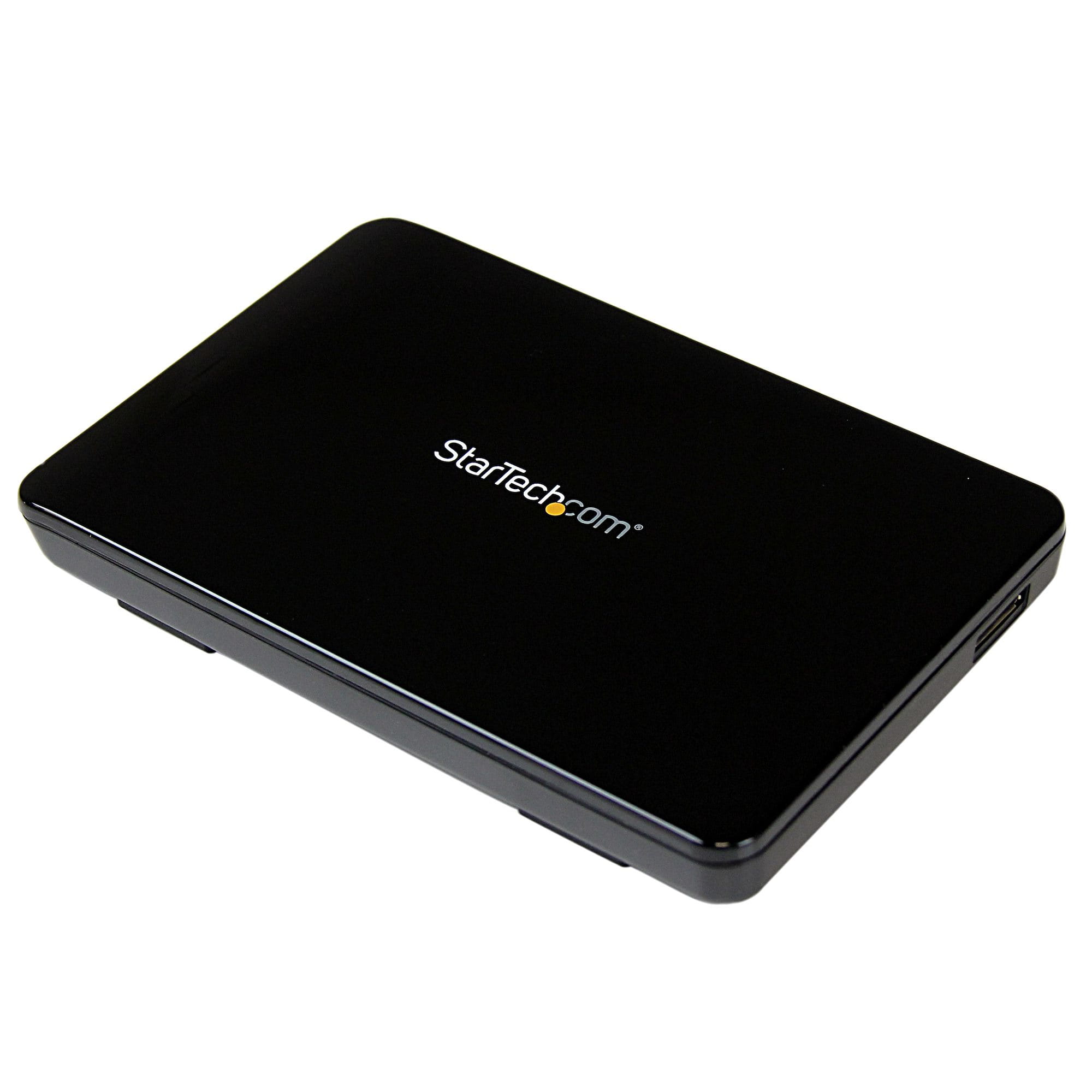 StarTech.com Externes 2,5 SATA III SSD USB 3.0 Festplattengehäuse mit UASP Unterstützung - Schwarzes 2,5 Zoll (6,4cm)