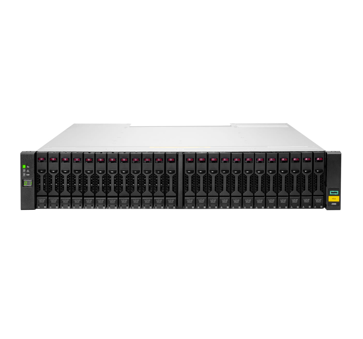 HPE Modular Smart Array 2060 10GbE iSCSI SFF Storage - 6th Generation - Festplatten-Array - 0 TB - 24 Schächte (SAS-3)