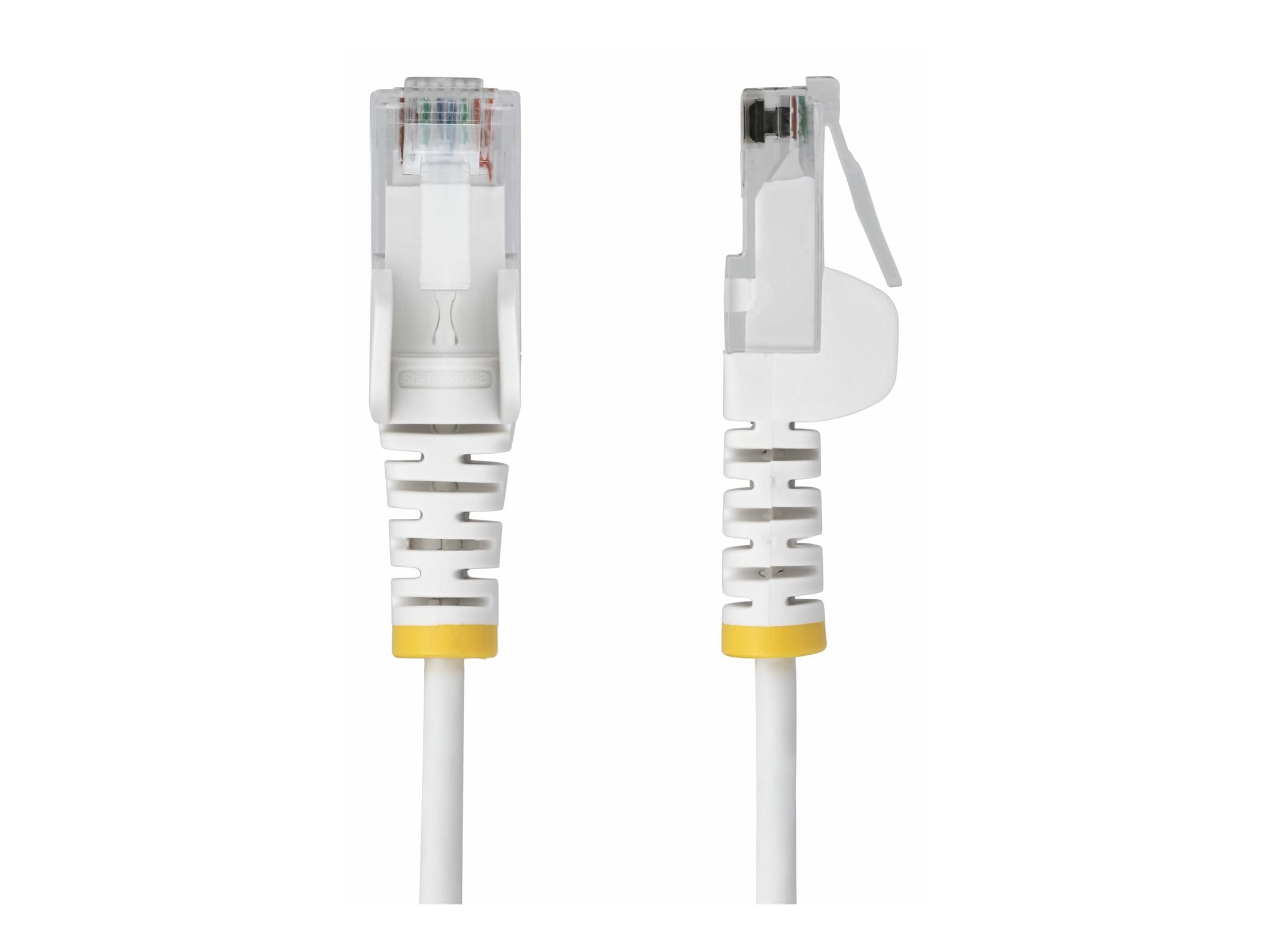 StarTech.com 3m White Slim CAT6 Ethernet Cable, Snagless, 28AWG, LSZH - Patch-Kabel - RJ-45 (M)
