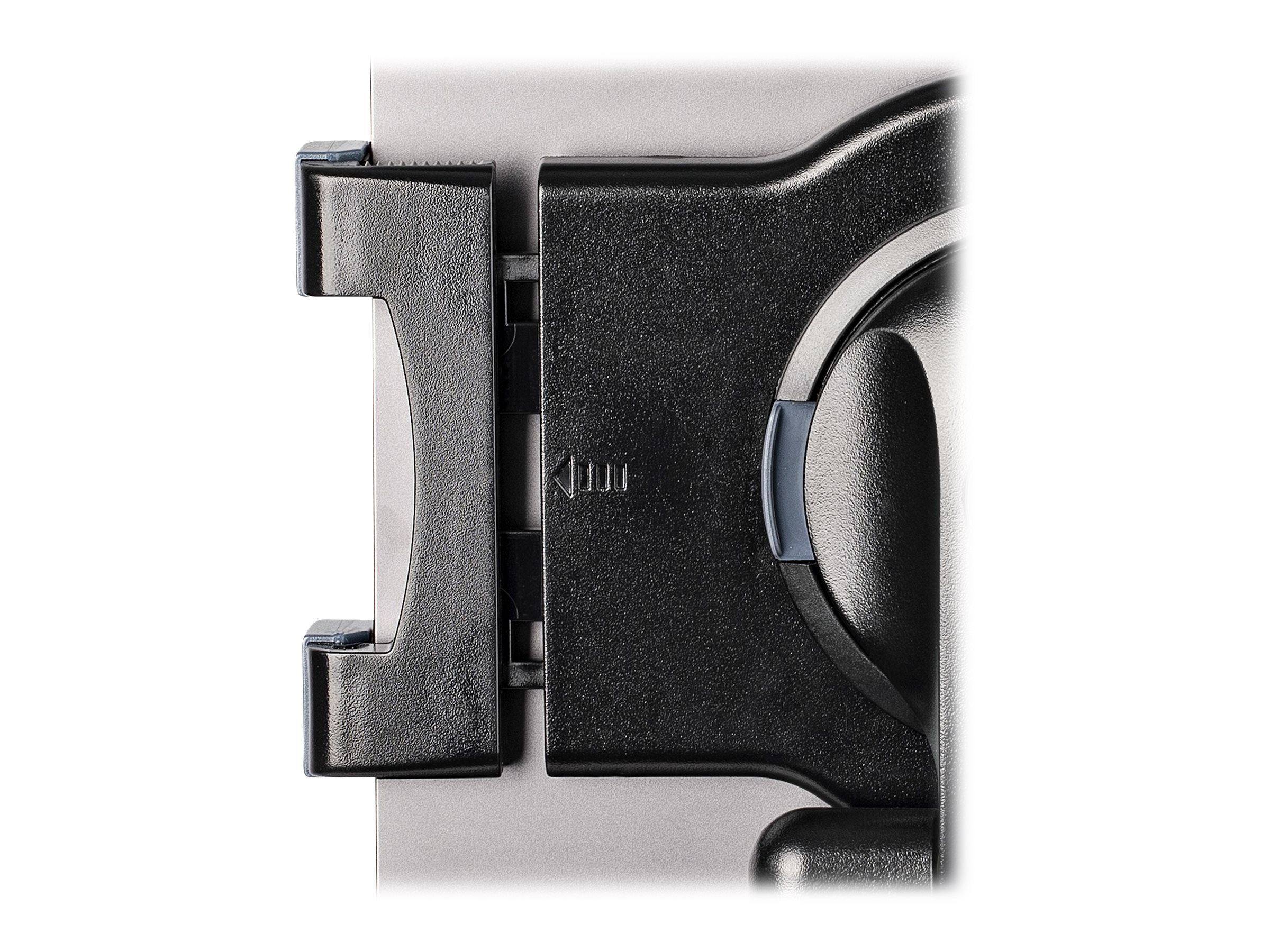 StarTech.com Mobiler Tablet Ständer mit Bremsrollen - Höhenverstellbar - Schwenkbares Ergonomischer Universeller Bodenständer mit Rollen für iPad/Tablets 7-11 Zoll - Trennbarer Halter (STNDTBLTMOB)