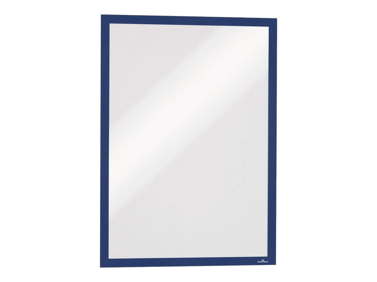 Durable DURAFRAME MAGNETIC - Dokumentenhalterung - für A3 - magnetisch - dunkelblau (Packung mit 5)