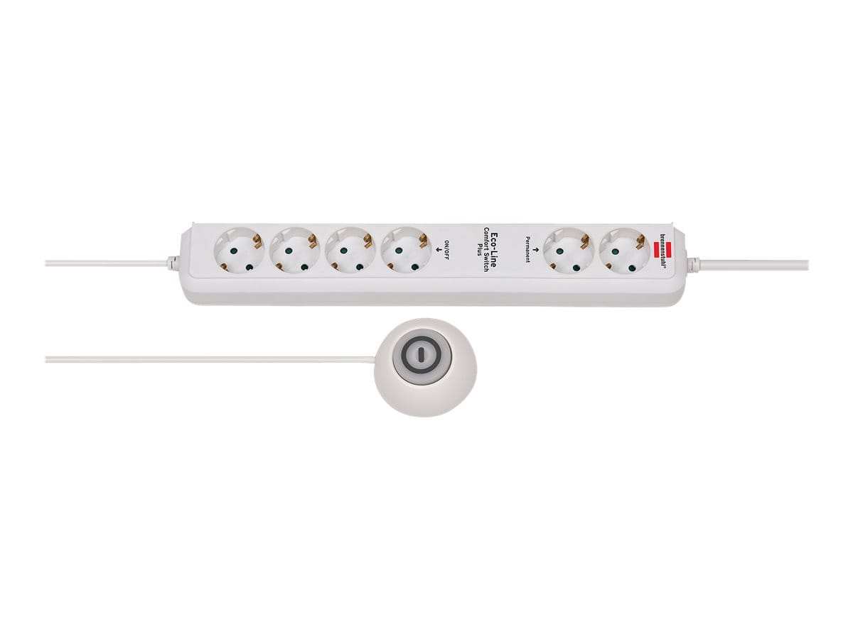 Brennenstuhl Eco-Line Extension Socket Comfort