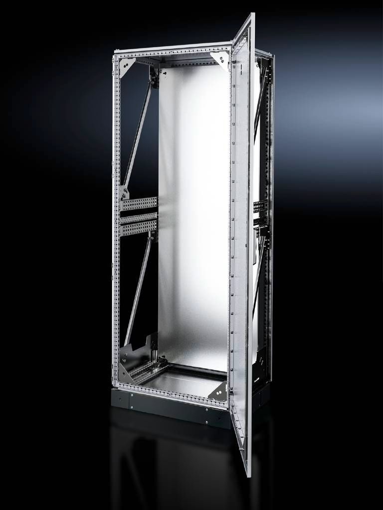 Rittal VX 8618.600, Regalstabilisierung, Grau, Galvanisiertes Stahl, 800 mm, 600 mm, 2000 mm