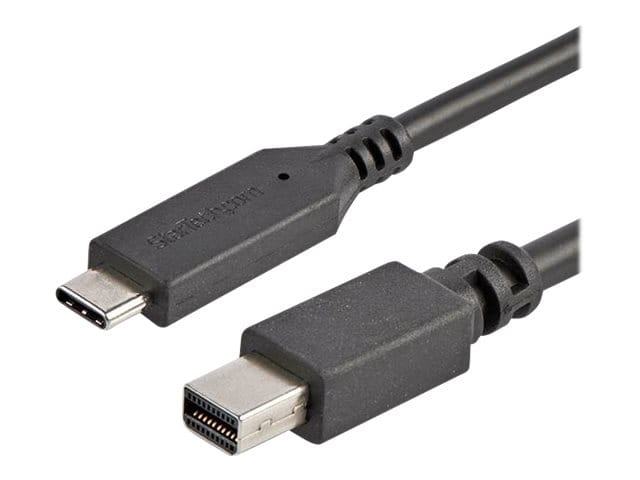 StarTech.com 1,8m USB-C auf Mini DisplayPort Kabel - USB C zu mDP Kabel - 4K 60Hz - Schwarz - Adapterkabel - USB-C (M)