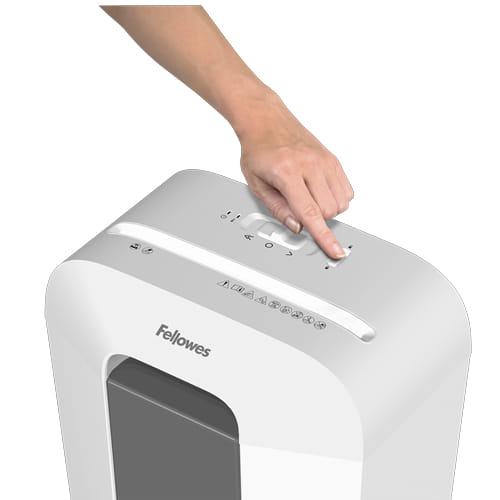 Fellowes LX Series Powershred LX50, Kreuzschreddern, 4 x 37 mm, 17 l, 2000 mm/min, 9 Blätter, Weiß Fellowes LX Series Powershred LX50, Kreuzschreddern, 4 x 37 mm, 17 l, 2000 mm/min, 9 Blätter, Weiß