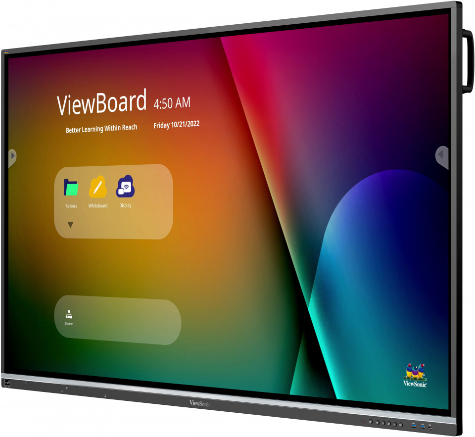 ViewSonic IFP8650-5, 2,18 m (86"), 1913 x 1084 mm, 350 cd/m², 1,07 Milliarden Farben, 3840 x 2160 Pixel, 4K Ultra HD